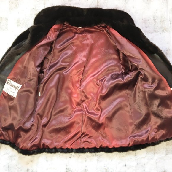 Grandella II Faux Mink Fur Jacket Size 10 - Picture 7 of 11